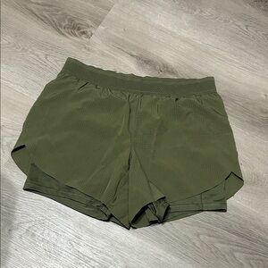 Avia Olive Green Women's Athletic Shorts